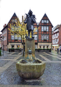 Münster Kiepenkerlbrunnen by Edgar Schermaul