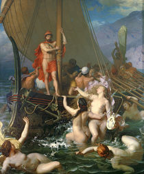 Ulysses and the Sirens  von Leon-Auguste-Adolphe Belly