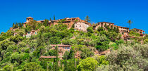 Panorama view of beautiful mediterranean village of Deia, Mallorca, Spain Balearic Islands,  von Alex Winter
