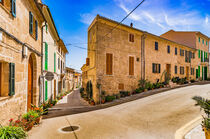 Majorca, beautiful view of streets in the old town of Alcudia, Spain, Balearic islands by Alex Winter