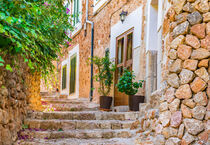 Majorca, Fornalutx, old romantic village, Spain, Balearic Islands von Alex Winter
