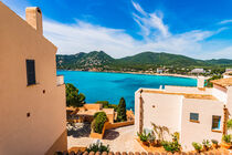 Canyamel, coast view of bay and beach on Majorca, Spain, Balearic islands by Alex Winter