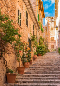 Majorca, idyllic village Fornalutx, Spain, Balearic Islands von Alex Winter