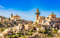 Majorca island, historic village Valldemossa in the Tramuntana mountains, Spain by Alex Winter