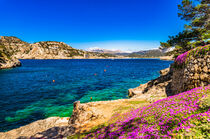 Port de Andratx, idyllic bay on Majorca island, Spain, Mediterranean Sea von Alex Winter