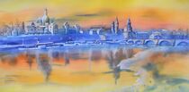 Dresden Skyline von Claudia Pinkau