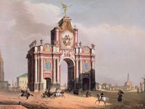 The Red Gate in Moscow von Louis Jules Arnout