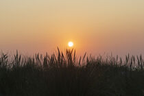 Sonnenuntergang in Norddeich von Heidi Bollich