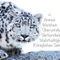 Schneeleopard-werte-wandbild