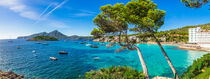 Mallorca, mediterranean sea beach panorama of Sant Elm, Balearic Islands, Spain by Alex Winter