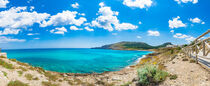 Mallorca, panoramic view of Cala Mesquida beach at Cala Ratjada, Balearic Islands by Alex Winter