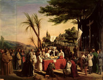 Funeral of Godfrey of Bouillon  by Edouard Cibot