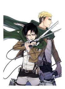 Levi Ackerman and Erwin Smith von shingeki-no-kyojin