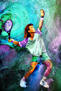 Andre Agassi Dream 01 von Miki de Goodaboom