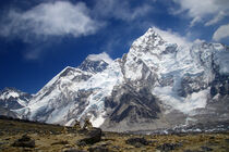 Mount Everest und Nuptse von Gerhard Albicker