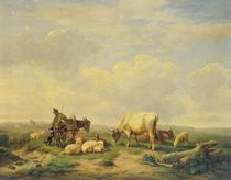 Herdsman and Herd von Eugene Joseph Verboeckhoven