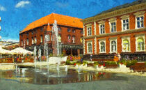 Stadtansicht von Swinemünde an der Ostsee. Usedom in Polen. by havelmomente