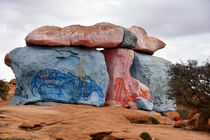 Marokko, die bemalten Felsen Les Peintures bei Tafraoute by Ulrich Senff