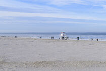 Winterimpressionen am Strand von Harlesiel von Heidi Bollich