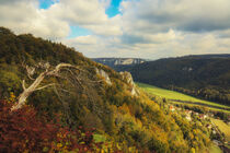 Ruine Hausen - Blick in das Donautal - Naturpark Obere Donau von Christine Horn