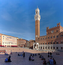 Der Palazzo Pubblico in Siena mit dem Torre del Mangia von Berthold Werner