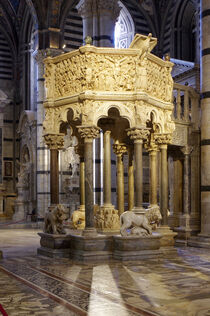 Die Kanzel im Dom von Siena