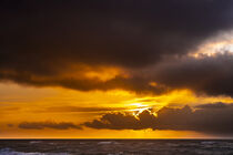 Sonnenuntergang an der Nordsee von Stephan Zaun