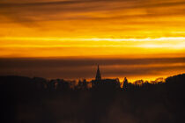 Herkules - Wahrzeichen von Kassel in Abendstimmung von Stephan Zaun