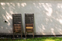 Two Old Wooden Chairs von Jukka Heinovirta