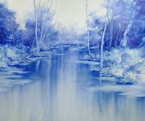Blauer Fluss von Helen Lundquist