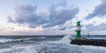 Sturm in Warnemünde an der Ostsee by dieterich-fotografie