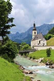 Kirchlein von Ramsau im Berchtesgadener Land by Susanne Winkels