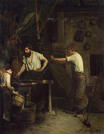 The Blacksmiths von Francois Bonvin