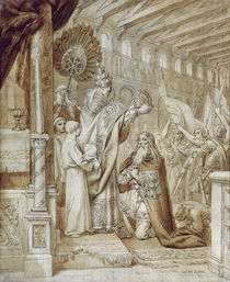 Coronation of Charlemagne  von Joseph Paul Blanc