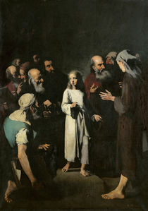 Jesus with the Doctors  by Auguste Theodule Ribot