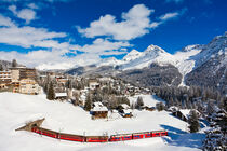 Rhätische Bahn in Arosa, Graubünden, Schweiz von dieterich-fotografie