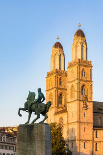 Grossmünster in Zürich, Schweiz by dieterich-fotografie