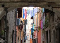 Waeschegasse in Rovinj, Istrien, Krotien von Susanne Winkels