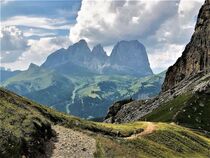 Langkofelgruppe in den Dolomiten by Susanne Winkels