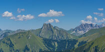 Panorama vom Wildengundkopf zur Höfats und Großer Wilder, Allgäuer Alpen von Walter G. Allgöwer