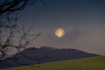 Vollmond über Dörnberg von Stephan Zaun