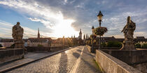 Alte Mainbrücke in Würzburg  von dieterich-fotografie