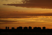Sunset over city by kristynes