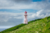 Leuchtturm auf Mykines von Knut Klante