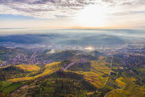 Flug über Stuttgart im Herbst von dieterich-fotografie