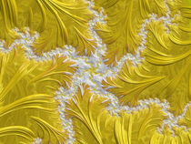 Lemon an d Cream Fractal Fifteen by Elisabeth  Lucas