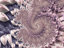 Mauve Pink and Ivory Fractal Eighteen von Elisabeth  Lucas