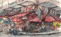 Street wet market in North Point by Adolfo Arranz