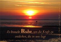 Sonnenuntergang am Meer von Kathrin Posegga