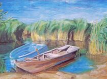 Schlafende Boote by Kathrin Posegga